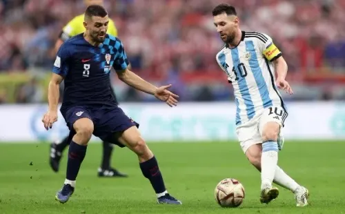 Messi comandó el triunfo de Argentina ante Croacia, y ahora van a la final ante Francia. | Foto: Getty