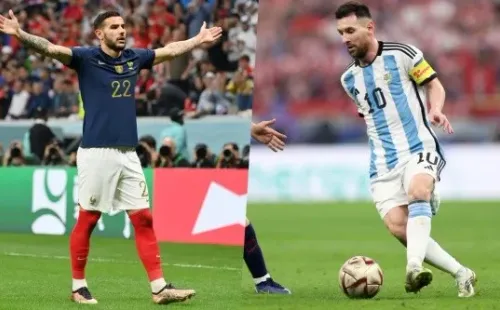 Theo Hernández espera con los brazos abiertos a Messi. | Foto: Getty