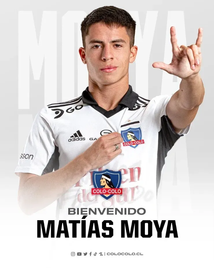 Matías Moya es refuerzo de Colo Colo