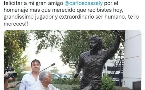 El saludo de Elías Figueroa en su Twitter. | Foto: Captura.