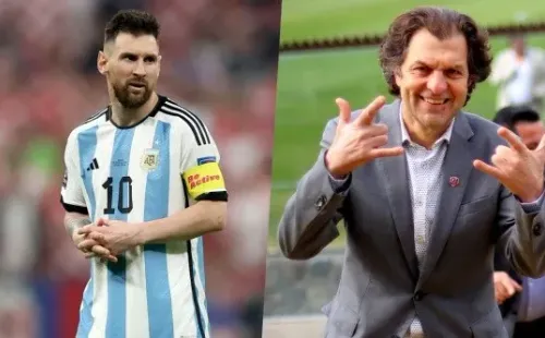 Aníbal Mosa avisó, en tono de broma, que irá por el fichaje bombástico de Messi a Colo Colo. | Foto: Getty / Agencia Uno