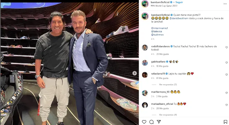 Iván Zamorano y David Beckham