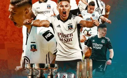 La gráfica que usó Óscar Opazo para despedirse de Colo Colo. (Captura Instagram).