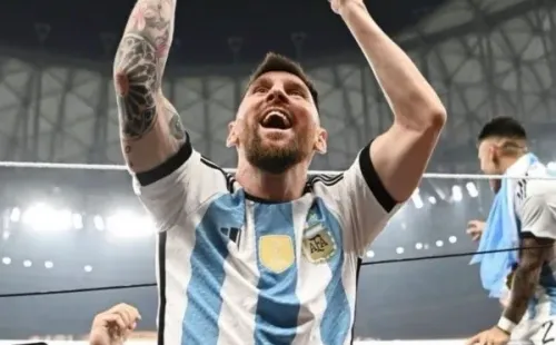 La imagen de Messi con la copa ya es récord en Instagram. | Foto: Captura.