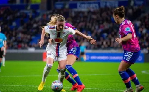 El Lyon empató sin goles contra Juventus este miércoles en Francia. (OL Féminin)