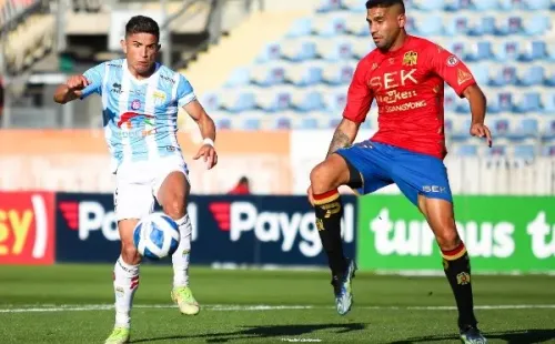 Felipe Flores anotó un gol ante Unión Española en la final de Copa Chile (Agencia Uno)