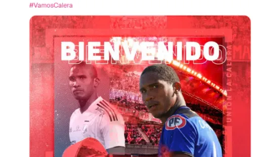 La Calera anuncia a Omar Carabalí