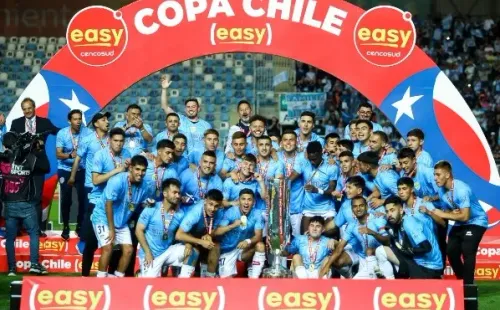 Magallanes fue campeón de la Copa Chile 2022 precisamente en el Estadio El Teniente tras vencer en la final a Unión Española. | Foto: Agencia UNO.