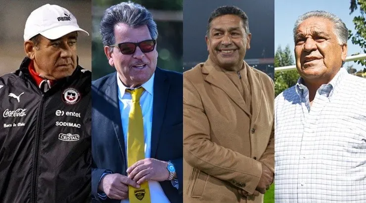 César Vaccia, Peineta Garcés, Mortero Aravena y Reinaldo Sánchez