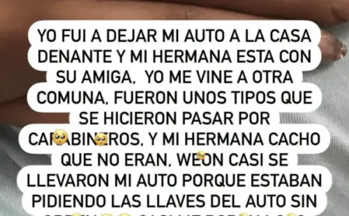 Naya Fácil entra en pánico por orden de detención.(Foto: Instagram)