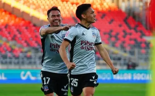 Joan Cruz anotó un golazo para que Colo Colo gane la Copa Chile 2021. | Foto: Guillermo Salazar.