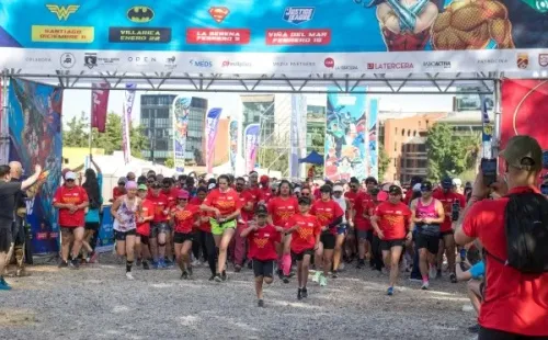 La gente podrá tener una polera especial de Superman para correr en Viña del Mar (Foto: Unicef)