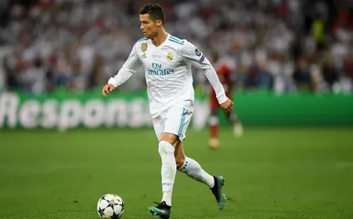 CR7 jugó 438 partidos y anotó 450 goles en el Real Madrid, club donde ganó cuatro Champions League. | Foto: Getty Images.
