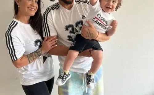 Falcón disfrutó un Año Nuevo bien colocolino en familia (Instagram)