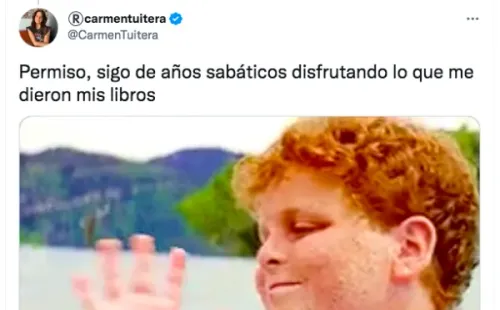 Carmen Tuitera “le pega” a Larraín en polémica con Cesarito.(Foto: Twitter)