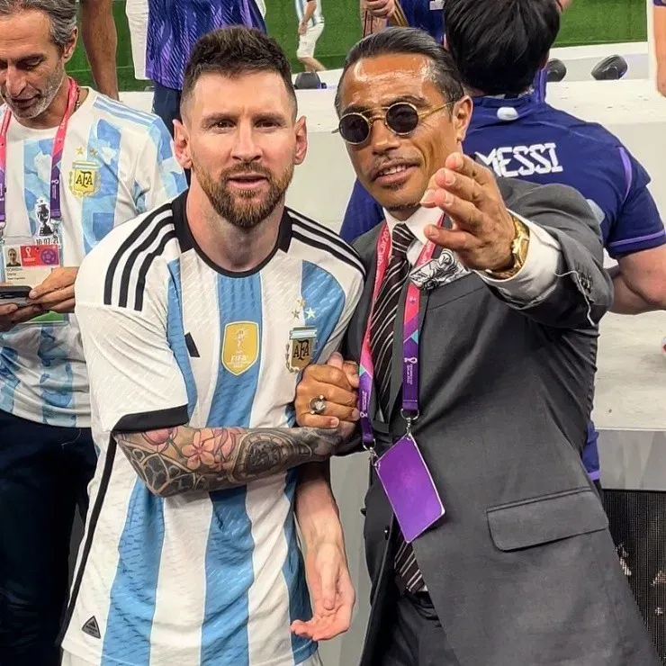 Messi y Salt Bae