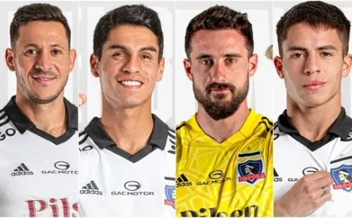 De momento Ramiro Gónzalez, Erick Wiemberg, Fernando de Paul y Matías Moya son los únicos refuerzos del Cacique para el 2023. | Foto: Colo Colo.