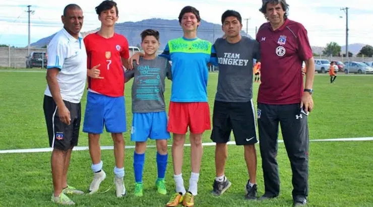 Pelé Álvarez y Chano Garrido colaboran en la captación de futuros talentos para Colo Colo.    Foto: Diario VI Región