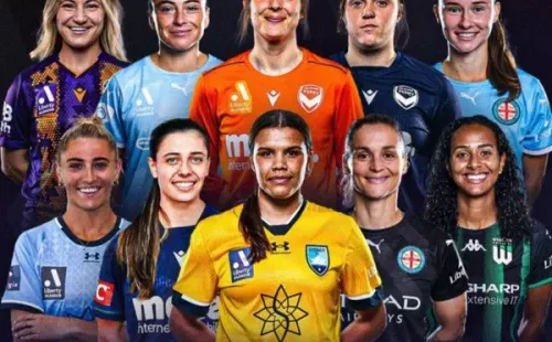 Las 10 jugadoras nominadas a mejor futbolista de diciembre, dentro de las que se encuentra Cote Rojas. (A-League Women)