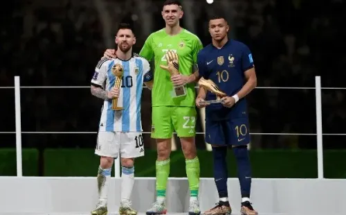 Lionel Messi y Kylian Mbappé