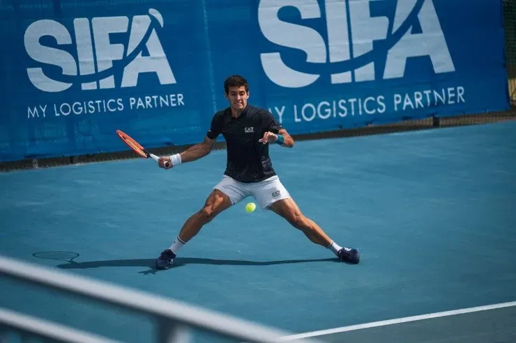 Cristian Garin en el Challenger de Noumea