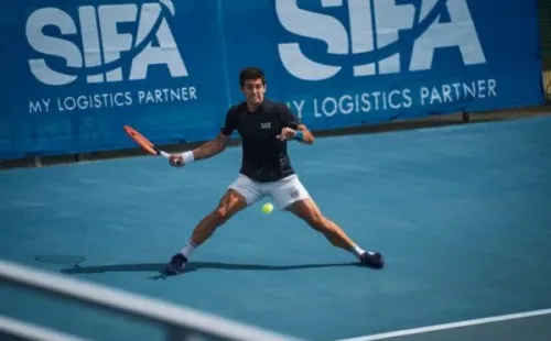 Cristian Garin en el Challenger de Noumea