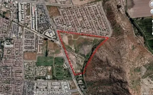 El recinto se ubicaría cerca de Cerro Negro en San Bernardo. Foto: municipalidad de San Bernardo.