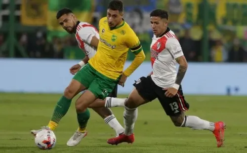 Merentiel fue parte del Defensa y Justicia campeón de la Copa Sudamericana 2020. | Foto: Getty Images.