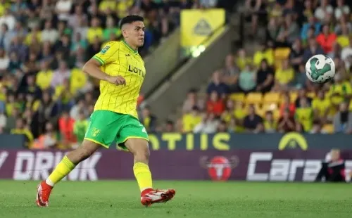 Marcelino Núñez fue titular, pero no pudo ayudar al Norwich a meterse en la próxima ronda de la FA Cup. Foto: Getty Images