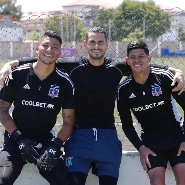 Brayan Cortés, Gabriel Arias y Esteban Pavez