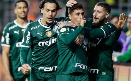 Entre sus pasos por Defensa y Justicia y Palmeiras, Miguel Merentiel sumó 11 goles y 3 asistencias en el 2022. Foto: Getty Images