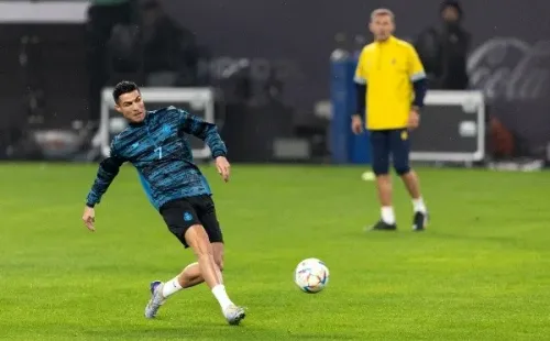 CR7 causa polémica en su llegada a Arabia Saudita. | Foto: Getty
