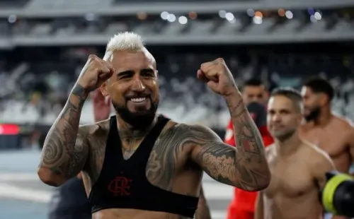Vidal espera seguir celebrando con Flamengo (Getty)
