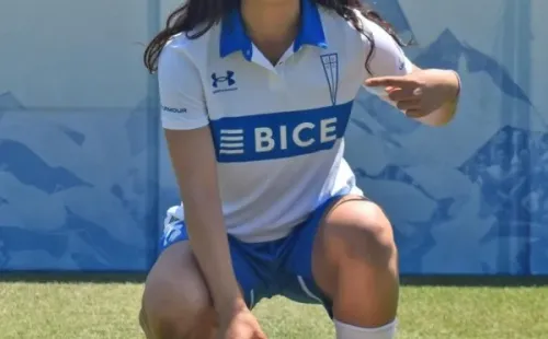 Thiare Parraguez aún no es presentada en el estadio tal como ya hicieron con Emilia Pastrián. (Cruzados)