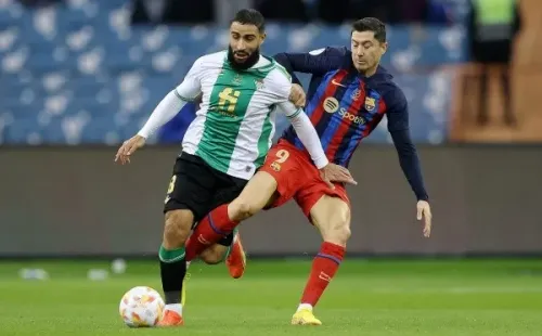 Fekir y Lewandowski fueron figuras en la semifinal de la Supercopa de España. | Foto: Getty