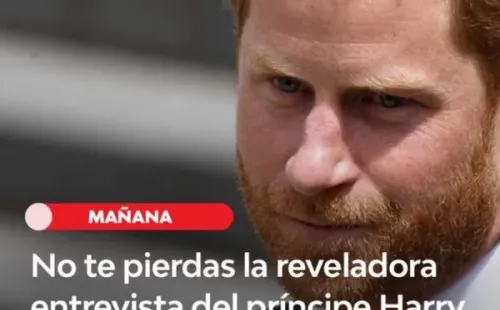 TVN emitirá polémica entrevista del Príncipe Harry.(Foto: TVN)
