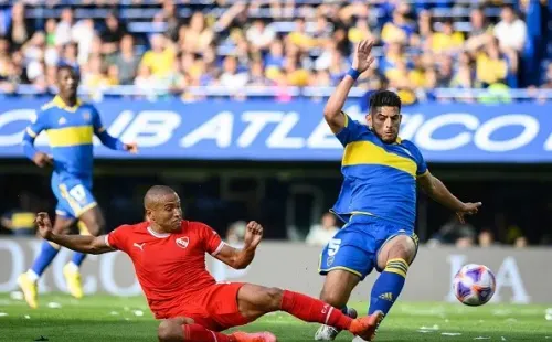 Benegas viene de ver mucha acción en la Primera División de Argentina. | Foto: Getty Images.