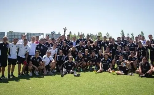 Morón mostró su felicidad por la pretemporada que realizó Colo Colo (Foto: Colo Colo)