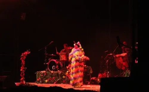 Así fue el show de Bomba Estéreo. (Foto: Valentina Alfaro)