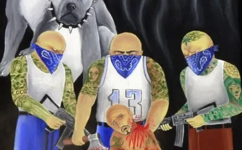 Las Maras, las peligrosas pandillas que llegan a Chile.(Foto: Getty)