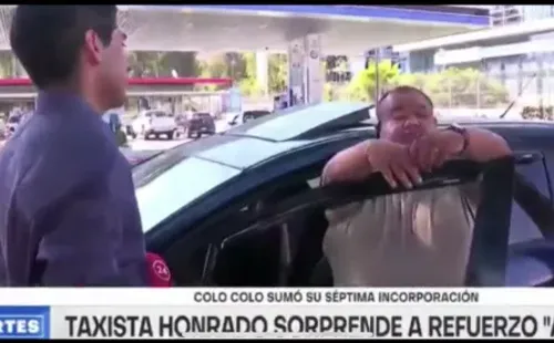 El honesto taxista que le devolvió los lentes a Fabián Castillo sacó la voz. | Foto: TVN