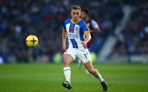 Leandro Trossard, un indiscutido del Brighton & Hove Albion que está muy cerca de pasar al Arsenal. (Getty Images).