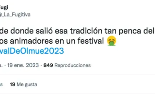 Critican beso entre animadores de Olmué 2023.(Foto: Twitter)