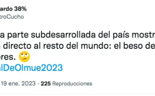 Critican beso entre animadores de Olmué 2023.(Foto: Twitter)