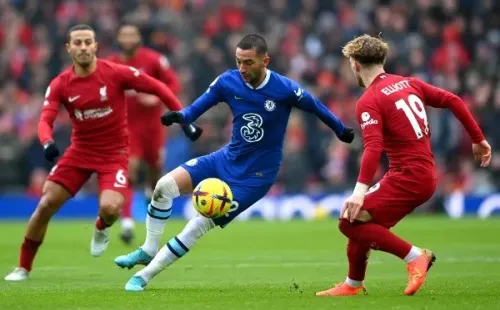 Chelsea y Liverpool empataron y se quedan en la mitad de la tabla. | Foto: Getty