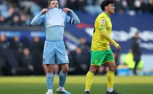 Marcelino vio acción en el triunfo de Norwich ante Coventry. | Foto: Getty