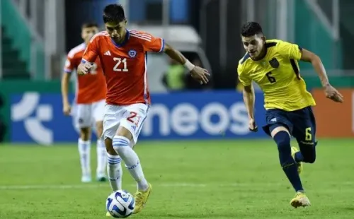 Darío Osorio fue una de las buenas figuras de Chile. | Foto: La Roja.