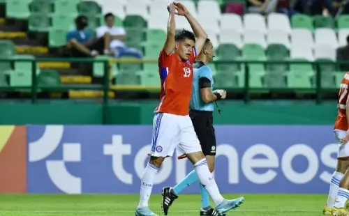 Vicente Conelli anotó el único tanto de Chile. | Foto: La Roja.