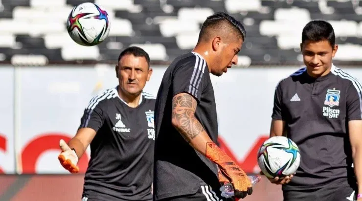 Jorge Martínez trabaja en Colo Colo desde la llegada de Gustavo Quinteros en 2021. Crédito: Colo Colo