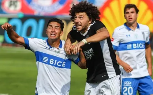 Felipe Gutiérrez jugando contra Colo Colo